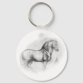 Leonardo Da Vinci Horse Sleutelhanger (Voorkant)