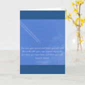 Leonardo Da Vinci inspirerend vluchtcitaat Kaart (Gele Bloem)