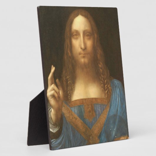 Leonardo Da Vinci Jesus Salvator Mundi Fotoplaat (Zijkant)