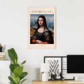 Leonardo da Vinci Kunstprint - Mona Lisa503 Iconis Poster (Thuiskantoor)