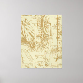Leonardo Da Vinci Kunstwerk Canvas Afdruk