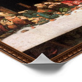 Leonardo da Vinci - Laatste Avondmaal Renaissancek Poster (Hoek)