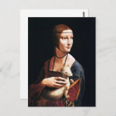 Leonardo Da Vinci Lady met een Ermine-Briefkaart Briefkaart (Voorkant / Achterkant)