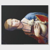 Leonardo da Vinci Lady met een Ermine Cadeaupapier (Vlak)
