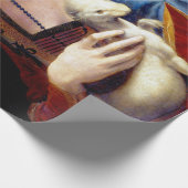 Leonardo da Vinci Lady met een Ermine Cadeaupapier (Hoek)