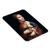 Leonardo Da Vinci Lady met een Ermine Magnet Magneet (Rechterzijde)