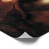 Leonardo Da Vinci Lady met een Ermine-Poster Poster (Hoek)