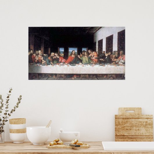 Leonardo da Vinci Last Supper Poster (Keuken)