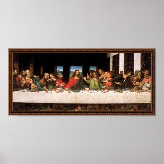 Leonardo da Vinci - Last Supper Renaissance Art Poster (Voorkant)