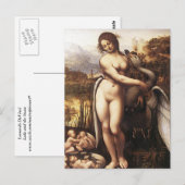 Leonardo Da Vinci - Leda en de Swan Briefkaart (Voorkant / Achterkant)