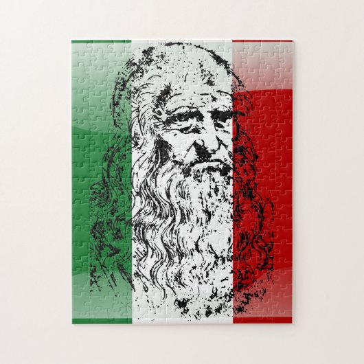 Leonardo da Vinci Legpuzzel (Verticaal)