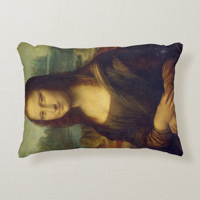 Leonardo Da Vinci - Lisa del Giocondo Accent Kussen (Voorkant)