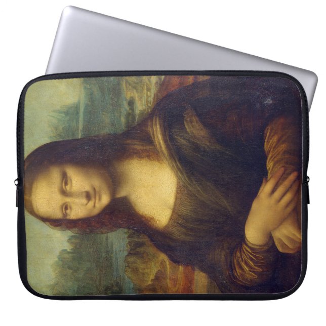 Leonardo Da Vinci - Lisa del Giocondo Laptop Sleeve (Voorkant)