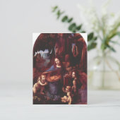 Leonardo da Vinci - Madonna in de rockgrot Briefkaart (Staand voorkant)