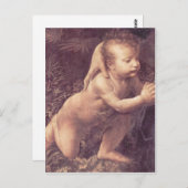 Leonardo da Vinci Madonna in der Felsengrotte, Sze Briefkaart (Voorkant / Achterkant)