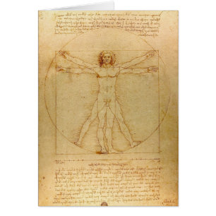 Leonardo da Vinci, Man van Vitruvius, gulden snede
