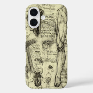 Leonardo da Vinci  Menselijke Anatomie Larynxbeen iPhone 16 Hoesje