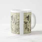 Leonardo da Vinci  Menselijke Anatomie Larynxbeen Grote Koffiekop (Voorkant rechts)
