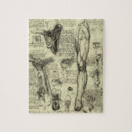 Leonardo da Vinci  Menselijke Anatomie Larynxbeen Legpuzzel