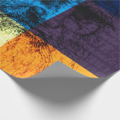 Leonardo Da Vinci Modern Self-Portrait Cadeaupapier (Hoek)