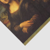 LEONARDO DA VINCI MONA LISA ART TISSUE PAPIER (Detail)