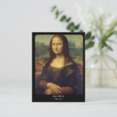 LEONARDO DA VINCI / Mona Lisa Briefkaart (Staand voorkant)