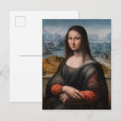 Leonardo da Vinci | Mona Lisa Briefkaart (Voorkant / Achterkant)
