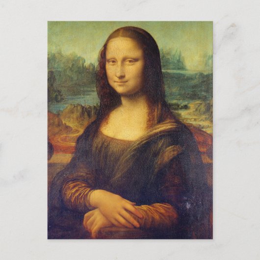 Leonardo da Vinci - Mona Lisa Briefkaart (Voorkant)