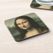 Leonardo da Vinci | Mona Lisa, c.1503-6 Bier Onderzetter (Linkerzijde)