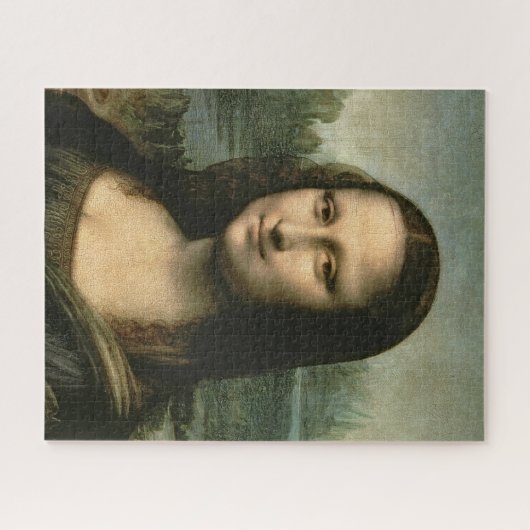 Leonardo da Vinci | Mona Lisa, c.1503-6 Legpuzzel (Horizontaal)