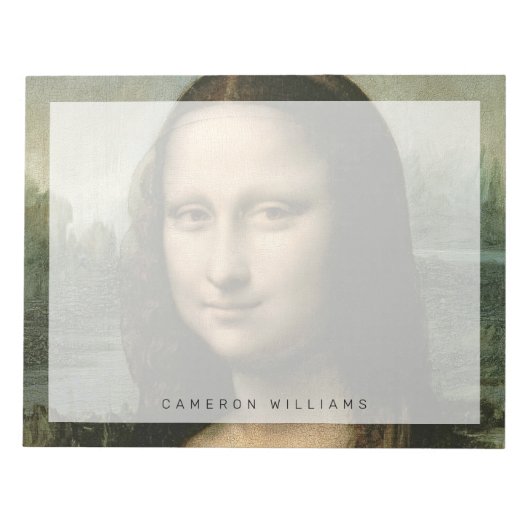 Leonardo da Vinci | Mona Lisa, c.1503-6 Notitieblok (Voorkant)