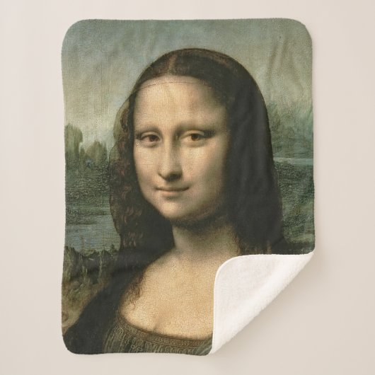 Leonardo da Vinci | Mona Lisa, c.1503-6 Sherpa Deken (Voorkant)