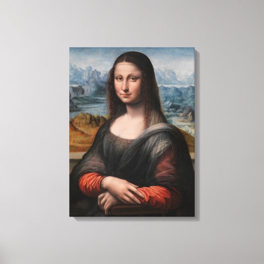 Leonardo da Vinci | Mona Lisa Canvas Afdruk (Voorkant)