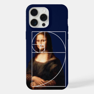 Leonardo da Vinci Mona Lisa Fibonacci-reeks iPhone 15 Pro Max Case