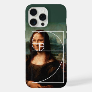 Leonardo da Vinci Mona Lisa Fibonacci-reeks iPhone 15 Pro Max Case