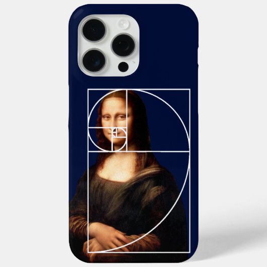 Leonardo da Vinci Mona Lisa Fibonacci sequentie Case-Mate iPhone Case (Achterkant)