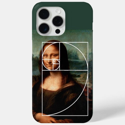 Leonardo da Vinci Mona Lisa Fibonacci sequentie Case-Mate iPhone Case (Achterkant)