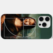 Leonardo da Vinci Mona Lisa Fibonacci sequentie Case-Mate iPhone Case (Achterkant (horizontaal))