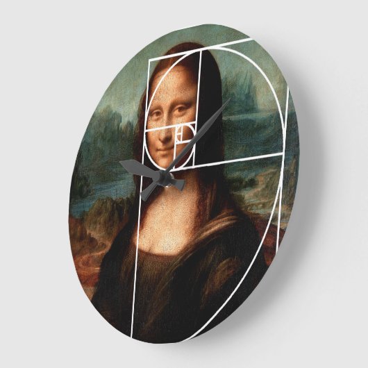 Leonardo da Vinci Mona Lisa Fibonacci sequentie Grote Klok (Hoek)