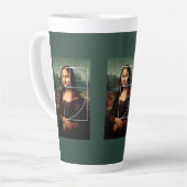 Leonardo da Vinci Mona Lisa Fibonacci sequentie Latte Mok (Linkerhoek)