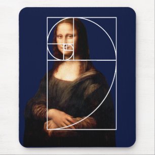 Leonardo da Vinci Mona Lisa Fibonacci sequentie Muismat