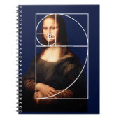Leonardo da Vinci Mona Lisa Fibonacci sequentie Notitieboek (Voorkant)
