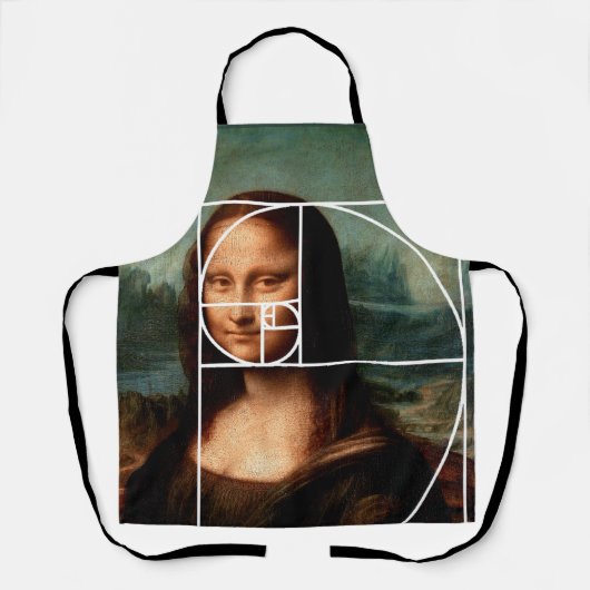 Leonardo da Vinci Mona Lisa Fibonacci sequentie Schort (Voorkant)