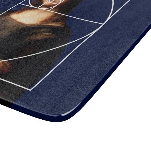 Leonardo da Vinci Mona Lisa Fibonacci sequentie Snijplank (Hoek)