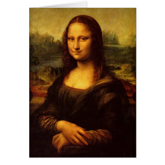 Leonardo Da Vinci Mona Lisa Fine Art Painting (Voorkant)