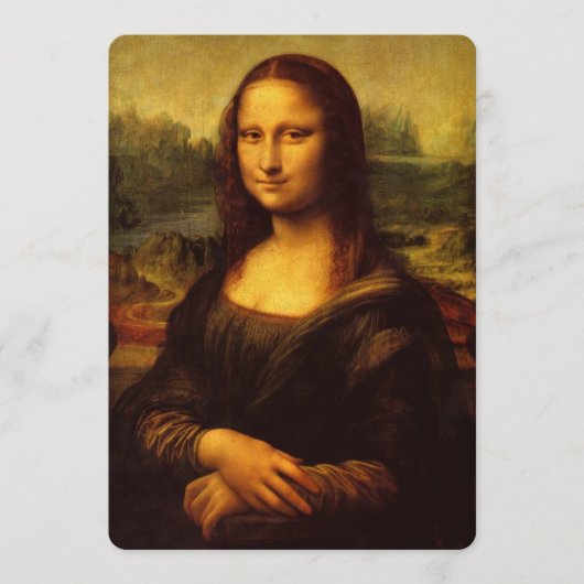 Leonardo Da Vinci Mona Lisa Fine Art Painting (Voorkant)