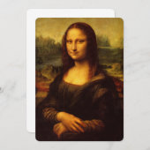 Leonardo Da Vinci Mona Lisa Fine Art Painting (Voorkant / Achterkant)