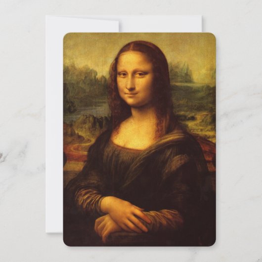 Leonardo Da Vinci Mona Lisa Fine Art Painting (Voorkant)