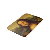 Leonardo Da Vinci Mona Lisa Fine Art Painting Badmat (Gekanteld)
