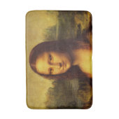 Leonardo Da Vinci Mona Lisa Fine Art Painting Badmat (Voorkant Verticaal)